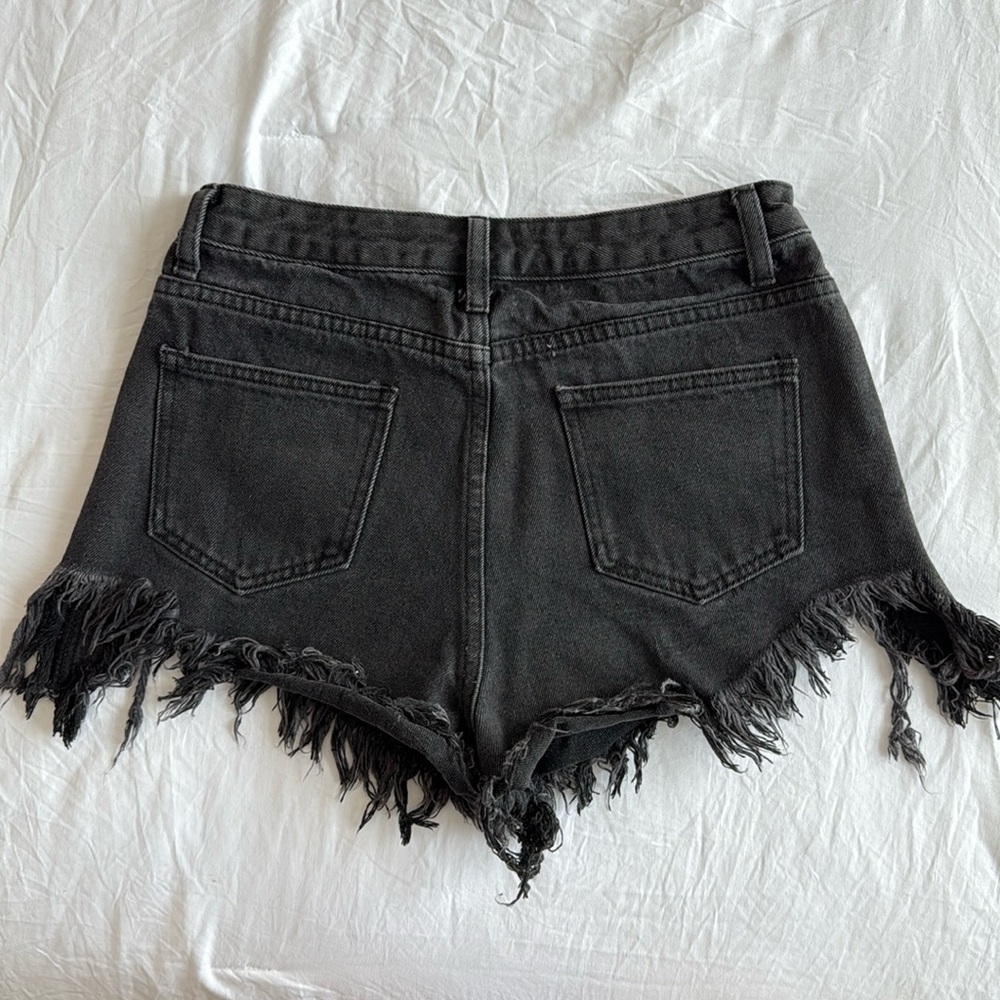 Blue B Black Denim Shorts - Picture 2 of 2